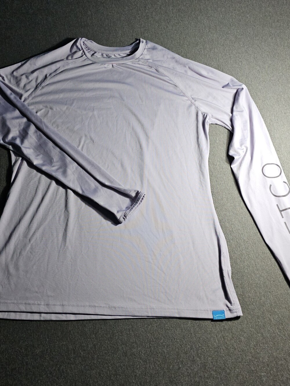 AFCO Fishing Shirt Womens Size Large Light Purple Sun Protection.
